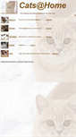 Mobile Screenshot of cats-at-home.com