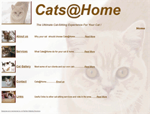 Tablet Screenshot of cats-at-home.com